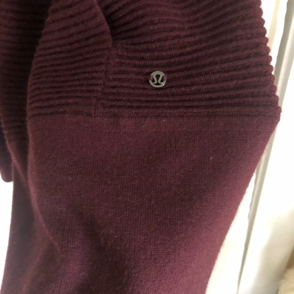 Lululemon Athletica Deep Burgundy Cardigan - Picture 3 of 4